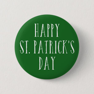 Glücklichen St Patrick Tag Button