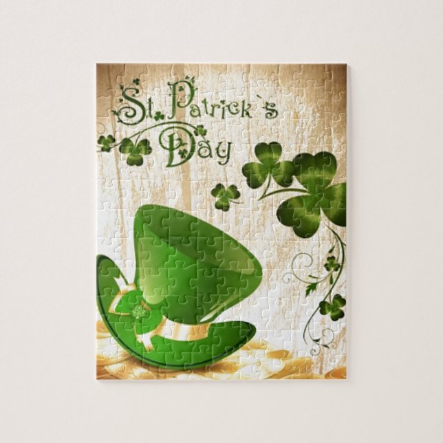 Glücklichen St Patrick Tag Puzzle (Vertikal)