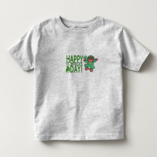 Glücklichen St Patrick Tagesrüsche-T-Shirt Kleinkind T-shirt