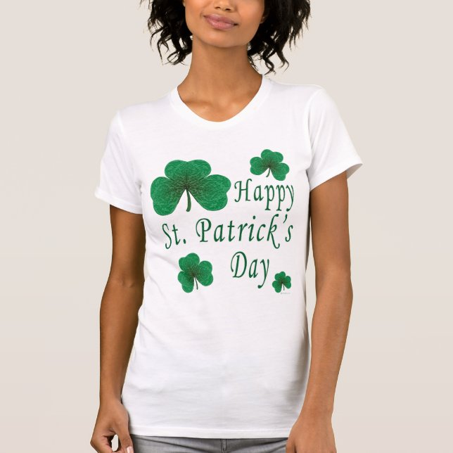 Glücklichen St Patrick TagesShirt T-Shirt (Vorderseite)
