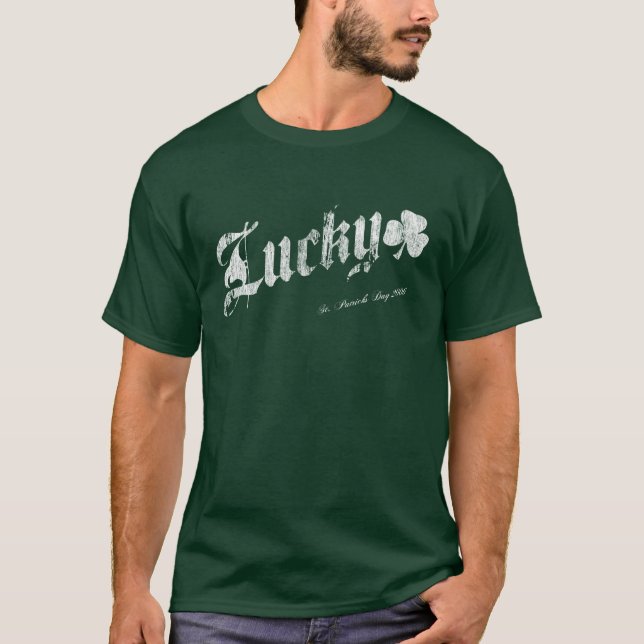 Glücklichen St Patrick TagesT - Shirt (Vorderseite)