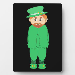 "GLÜCKLICHEN ST. PATRICK'S TAG" KOBOLD FOTOPLATTE