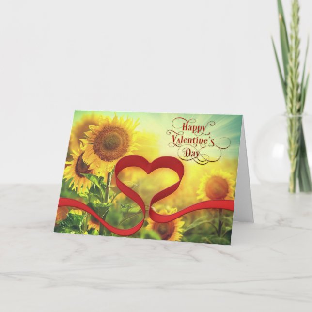 Glücklichen Valentinnes Tageskarte Feiertagskarte (Vorderseite)