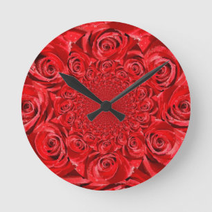 GLÜCKLICHEN VALENTINSTAG RUNDE WANDUHR