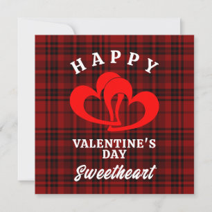 GLÜCKLICHEN VALENTINSTAG SCHATZ DANKESKARTE