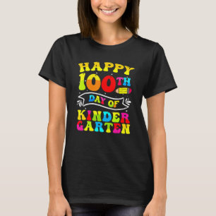 Glücklicher 100. Kindergarten 100 Tage Schule T-Shirt