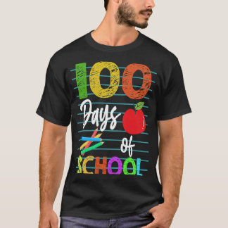 Glücklicher 100. Kindergartenlehrer Stu T-Shirt