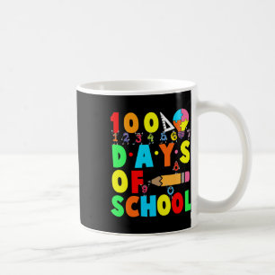 Glücklicher 100. Schullehrer Kinder glücklich Kaffeetasse