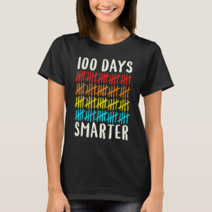 Glücklicher 100. Schultag 100 Tage intelligenter L T-Shirt