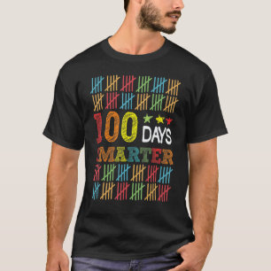 Glücklicher 100. Schultag 100 Tage intelligenter L T-Shirt