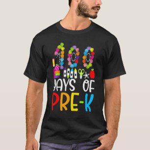 Glücklicher 100. Schultag 100 Tage Vorschule T T-Shirt