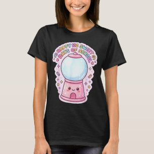 Glücklicher 100 süßer Schultage Kaugummiautomat Ki T-Shirt