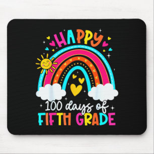 Glücklicher 100. Tag der 5. Klasse Kinder Lehrer 1 Mousepad