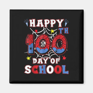 Glücklicher 100. Tag der Schule Jungen Mädchen Kin Magnet