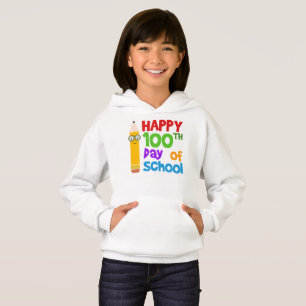 Glücklicher 100. Tag der Schule Kinder Hoodie