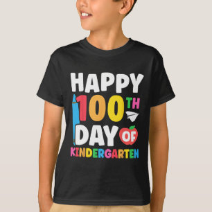 Glücklicher 100. Tag des Kindergarten-Kinder 100 T T-Shirt