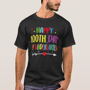 Glücklicher 100. Tag des Kindergartens Lehrer Schü T-Shirt