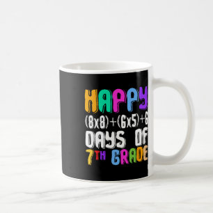Glücklicher 100. Tag des Mathematiklehrers der 7. Kaffeetasse
