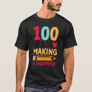 Glücklicher 100 Tage Schulkinder Jungen Mädchen Ki T-Shirt