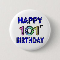 Glücklicher 101. Geburtstag