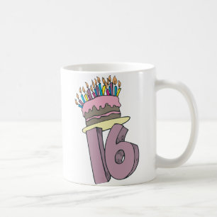 Glücklicher 16. Geburtstag! Tasse
