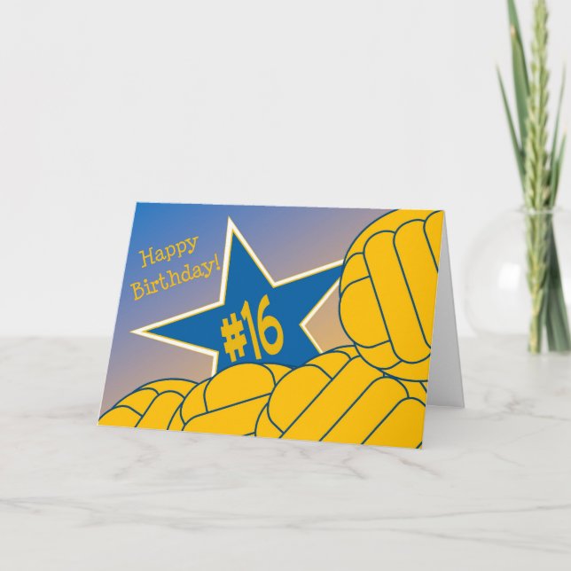 Glücklicher 16. Geburtstag zu meinem Karte (Vorderseite)