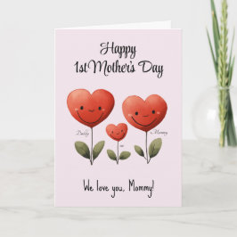 Glücklicher 1. Muttertag, Card von Vater & Baby, Karte