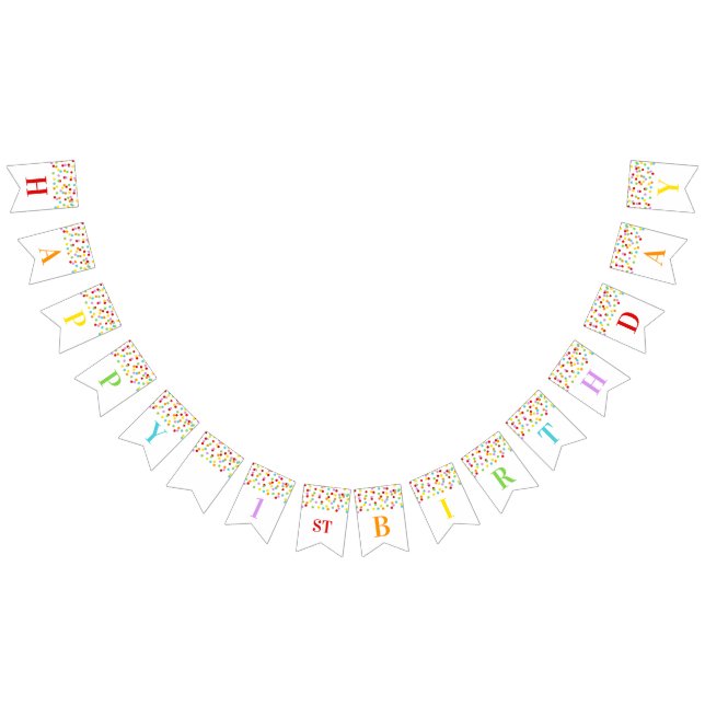 Glücklicher 1. wimpelkette (Alle)