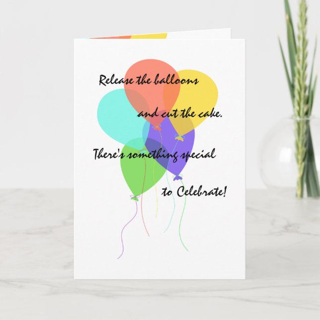 Glücklicher 25. oder JEDES JAHR Jubiläum Gruß Karte (Vorderseite)