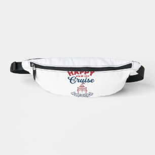 Glücklicher 4. Juli Kreuzfahrt Patriotisches Schif Bauchtasche