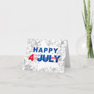 Glücklicher 4th des Juli Karte