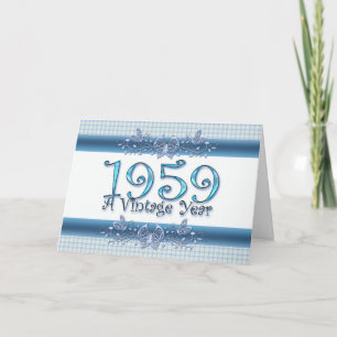Glücklicher 50. Geburtstag 1959 Ein Jahrgang Jahr Karte