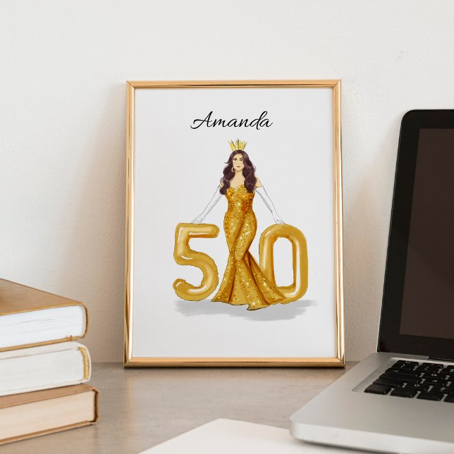 glücklicher 50. Geburtstag Poster (Von Creator hochgeladen)