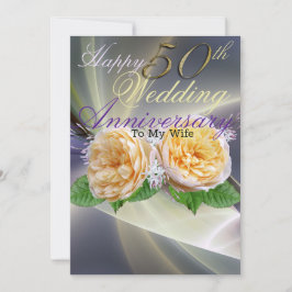 Glücklicher 50. Hochzeitstag zum Geburtstag meiner