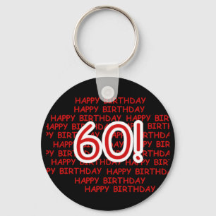 Glücklicher 60. Geburtstag Schlüsselanhänger