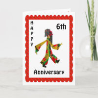 Glücklicher 6. Jahrestag