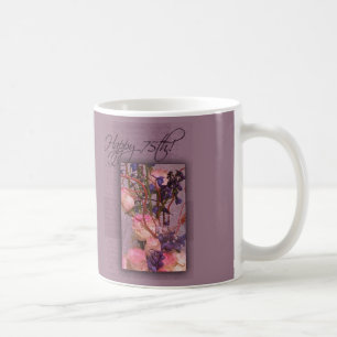 Glücklicher 75. Geburtstag - besonders angefertig Tasse