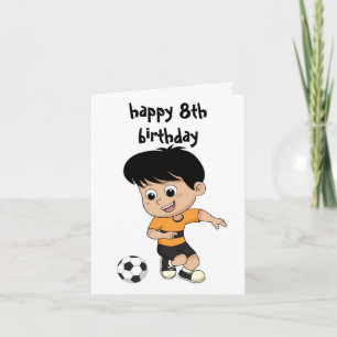 glücklicher 8. Geburtstag Karte