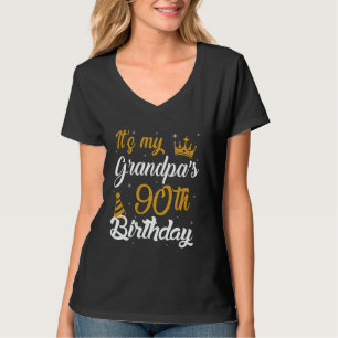 Glücklicher 90. Geburtstag meines Opas 1935 90 Jah T-Shirt