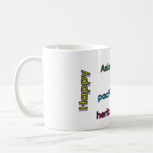 Glücklicher AAPI-Erbe-Monat Tasse