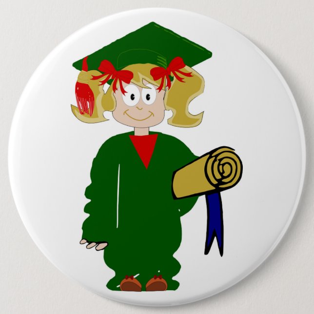 GLÜCKLICHER ABSCHLUSS BUTTON (Vorderseite)