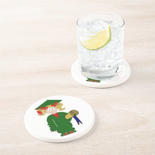 GLÜCKLICHER ABSCHLUSS GETRÄNKEUNTERSETZER (Seite)