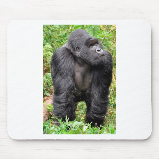 Glücklicher Affe Mousepad (Vorne)