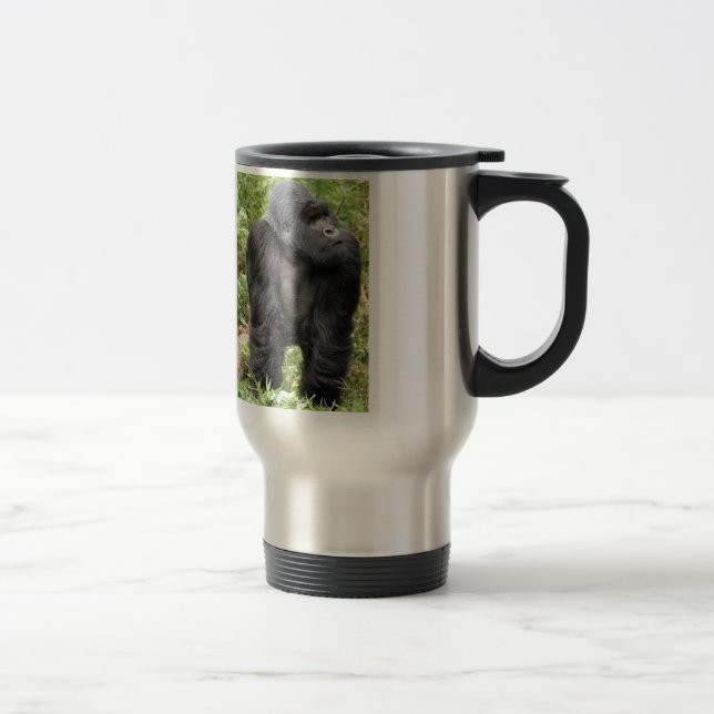 Glücklicher Affe Reisebecher (Rechts)
