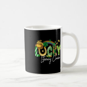 Glücklicher Alphabetisierungscoach St. Patricks Da Kaffeetasse
