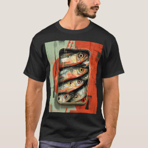 Glücklicher Angelbär – Lustiger Fischerbär-Maskott T-Shirt