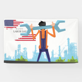 Glücklicher Arbeitstag Banner