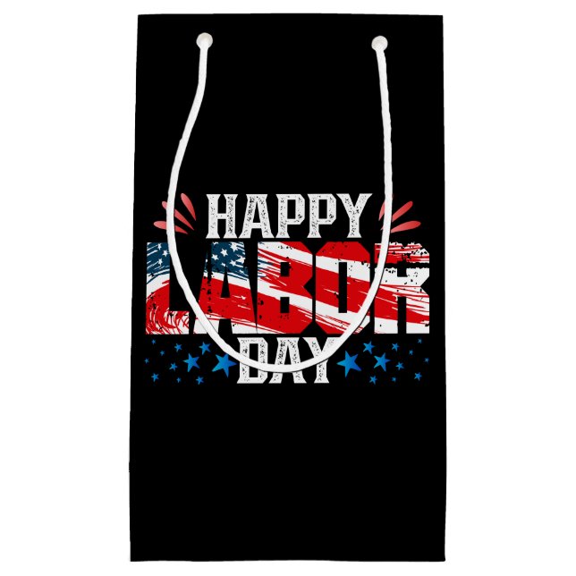 Glücklicher Arbeitstag Kleine Geschenktüte (Vorderseite)