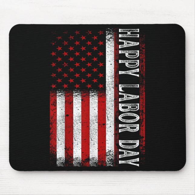 Glücklicher Arbeitstag Mousepad (Vorne)