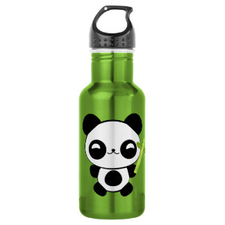 Glücklicher Baby-Panda Edelstahlflasche